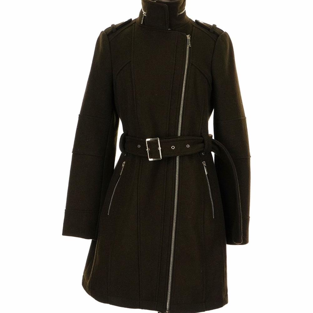 Michael Kors Black Belted Trench Coat